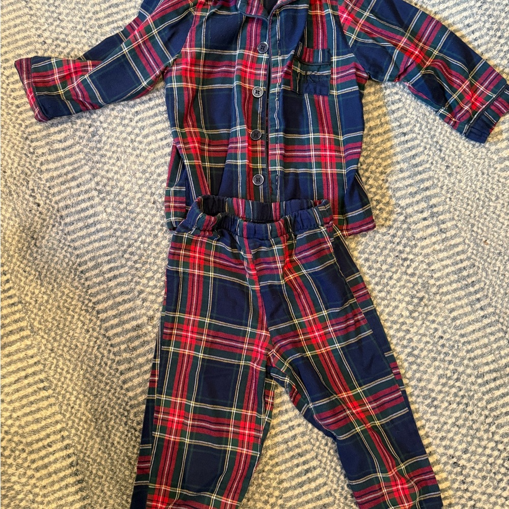 Petite Plume Plaid Kids Pajamas 2T